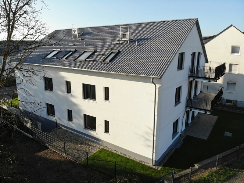 Wohnen am Feldrand · Außenansicht des Wohnhauses am Feldrand