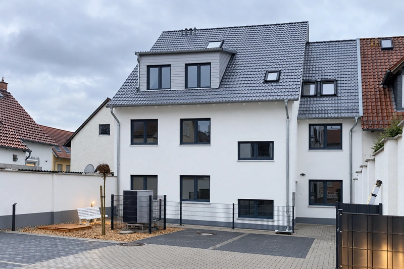 Das zweite Wohnhaus nach Fertigstellung