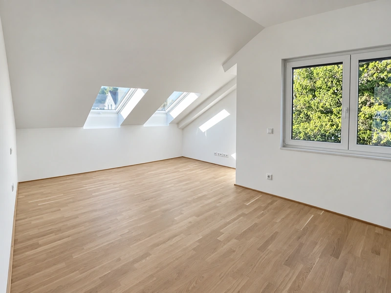 Wohnraum im Dachgeschoss